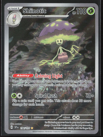 SV08: Surging Sparks #194/191 Shiinotic Holo - 26334