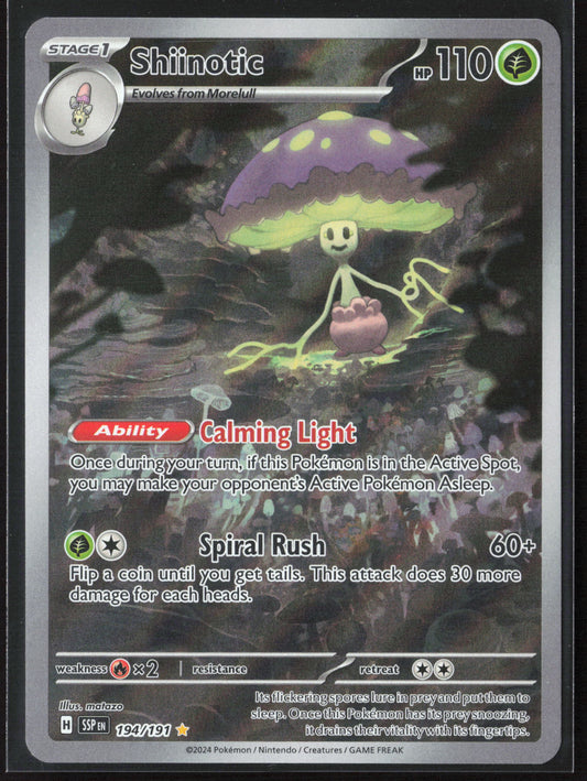 SV08: Surging Sparks #194/191 Shiinotic Holo - 26334