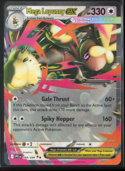 ME02: Phantasmal Flames #084/094 Mega Lopunny ex 26340 Holo
