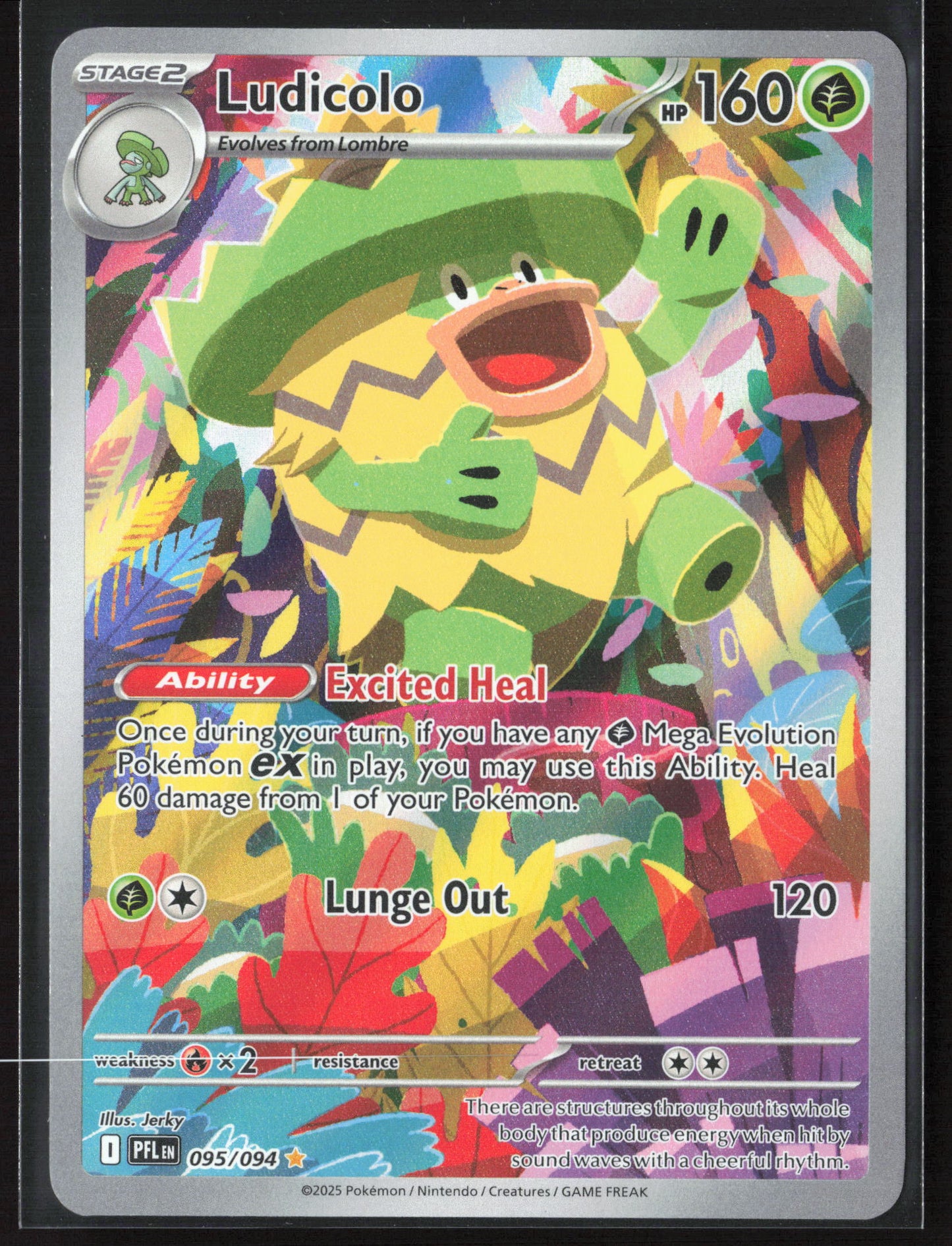 ME02: Phantasmal Flames #095/094 Ludicolo Holo 26341