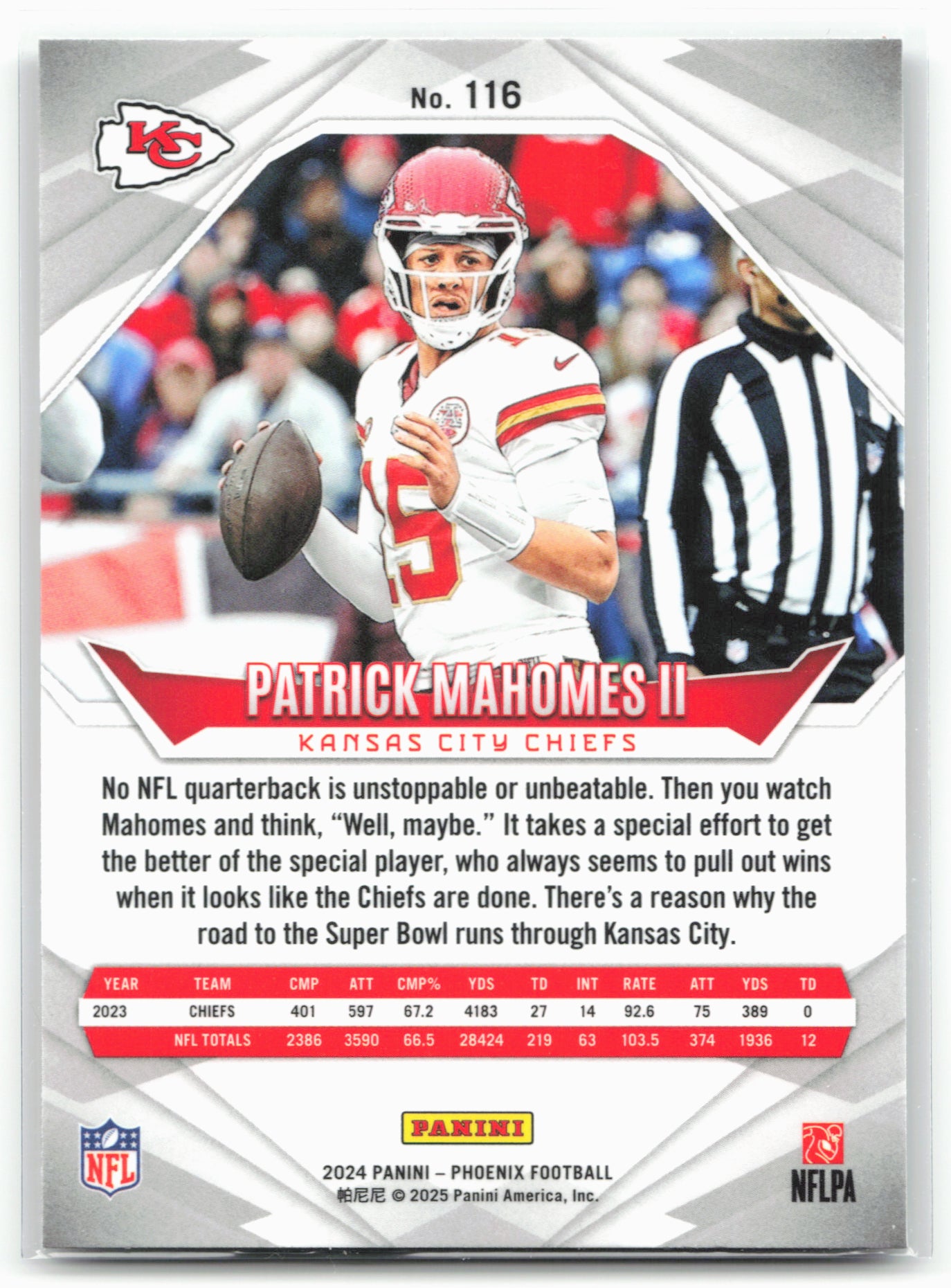2024 Panini Phoenix #116 Patrick Mahomes II