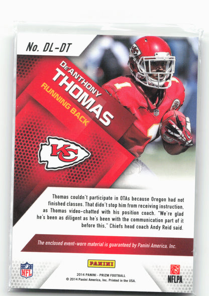 2014 Panini Prizm #DL-DT De'Anthony Thomas Dirty Laundry