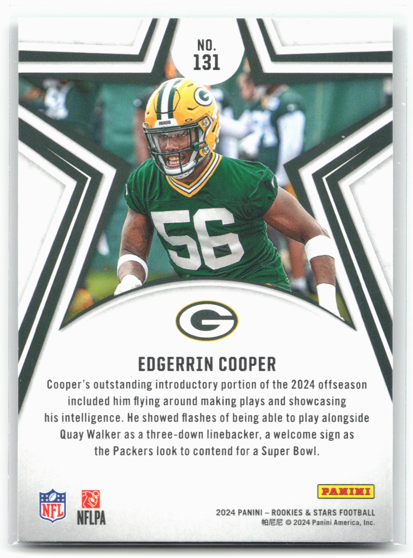 2024 Panini Rookies & Stars #131 Edgerrin Cooper Green