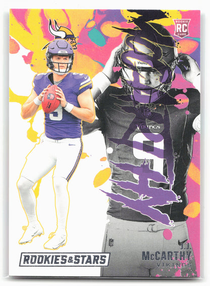 2024 Panini Rookies & Stars #RE-JMY J.J. McCarthy Rookie Exclusive