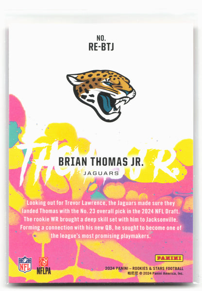 2024 Panini Rookies & Stars #RE-BTJ Brian Thomas Jr. Rookie Exclusive