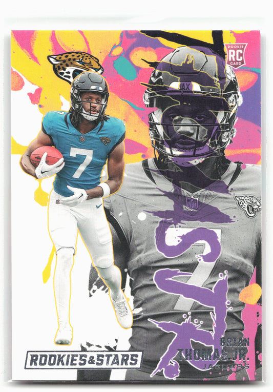 2024 Panini Rookies & Stars #RE-BTJ Brian Thomas Jr. Rookie Exclusive