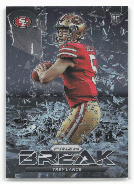 2021 Panini Prizm #PB-7 Trey Lance Prizm Break