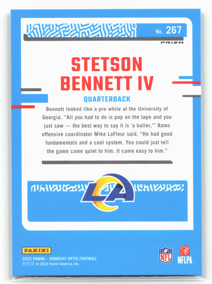 2023 Donruss Optic #267 Stetson Bennett Holo