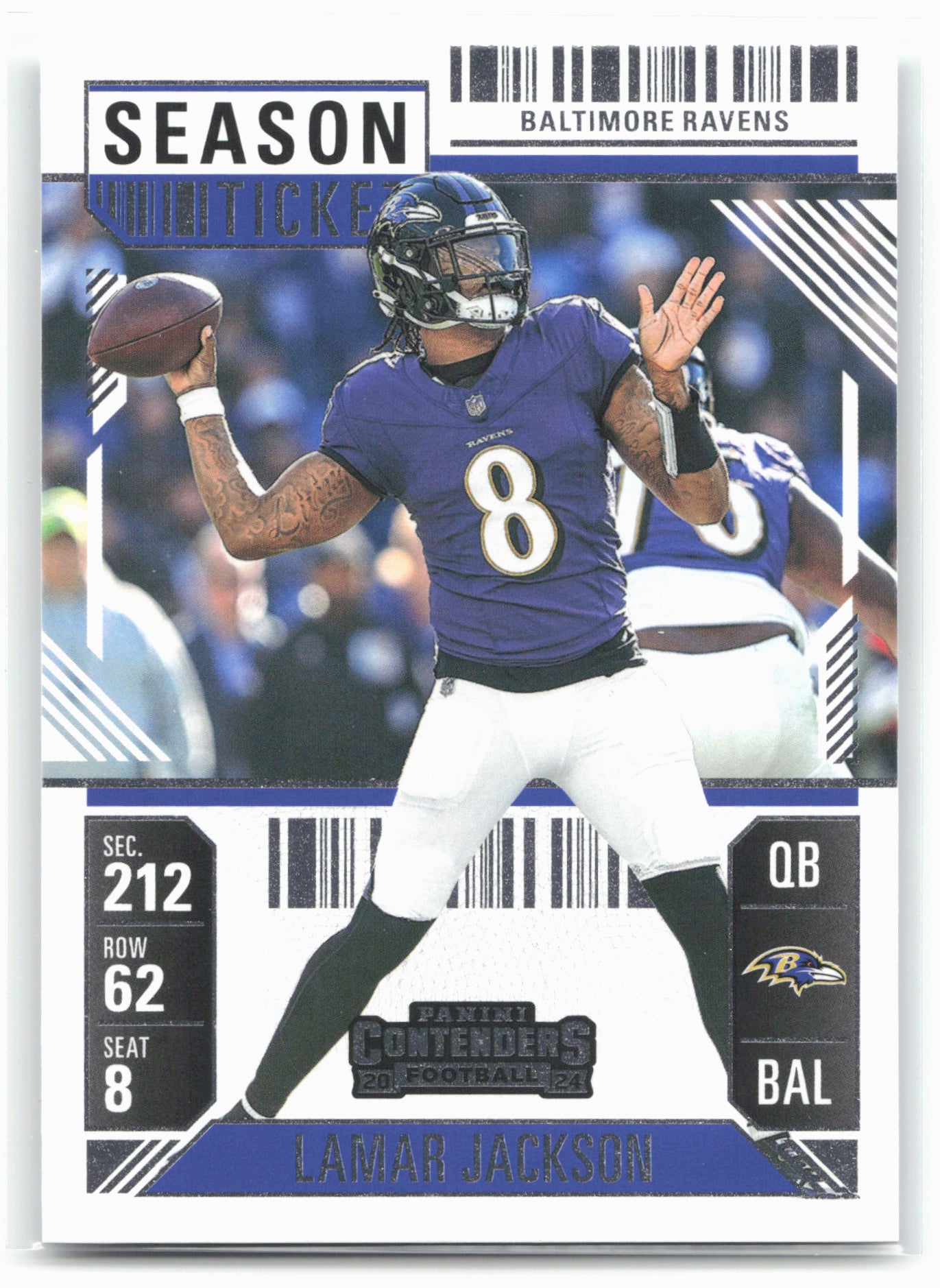 2024 Panini Contenders #7 Lamar Jackson Retail