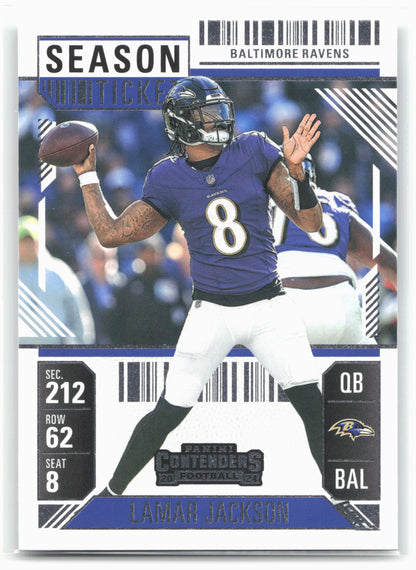 2024 Panini Contenders #7 Lamar Jackson Retail