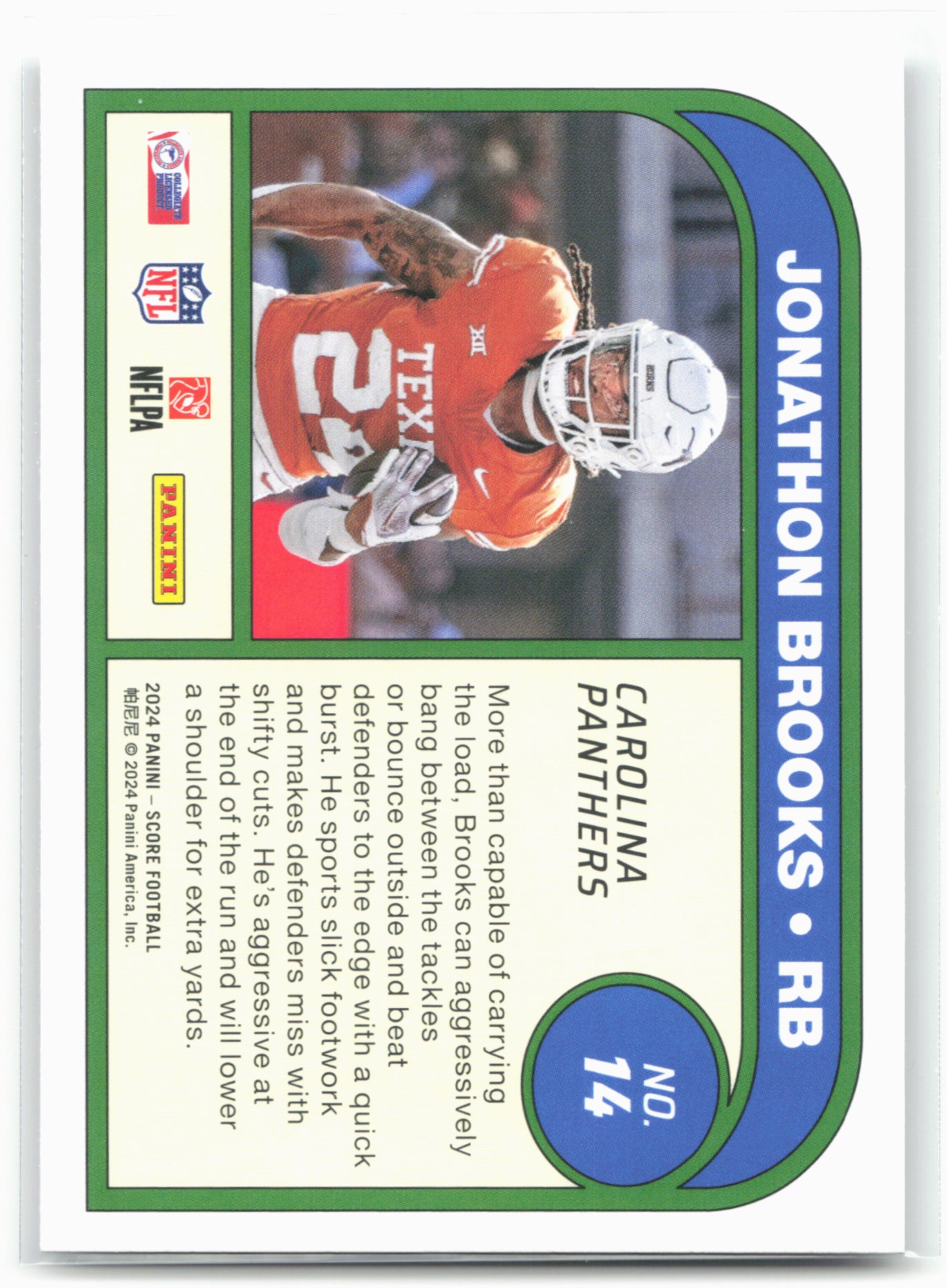 2024 Score #14 Jonathon Brooks Protential