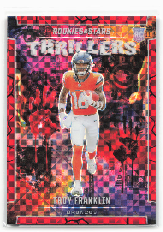 2024 Panini Rookies & Stars #T-TFN Troy Franklin Thrillers Red Plaid