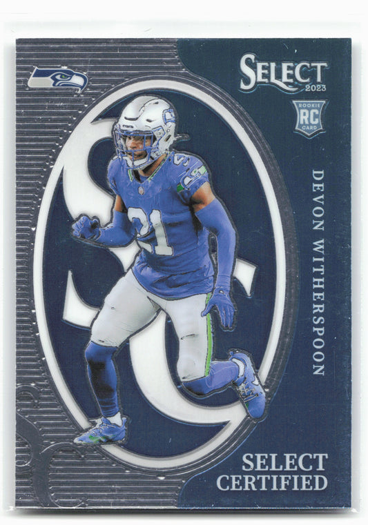 2023 Panini Select #CRO-DWI Devon Witherspoon Select Certified Rookies