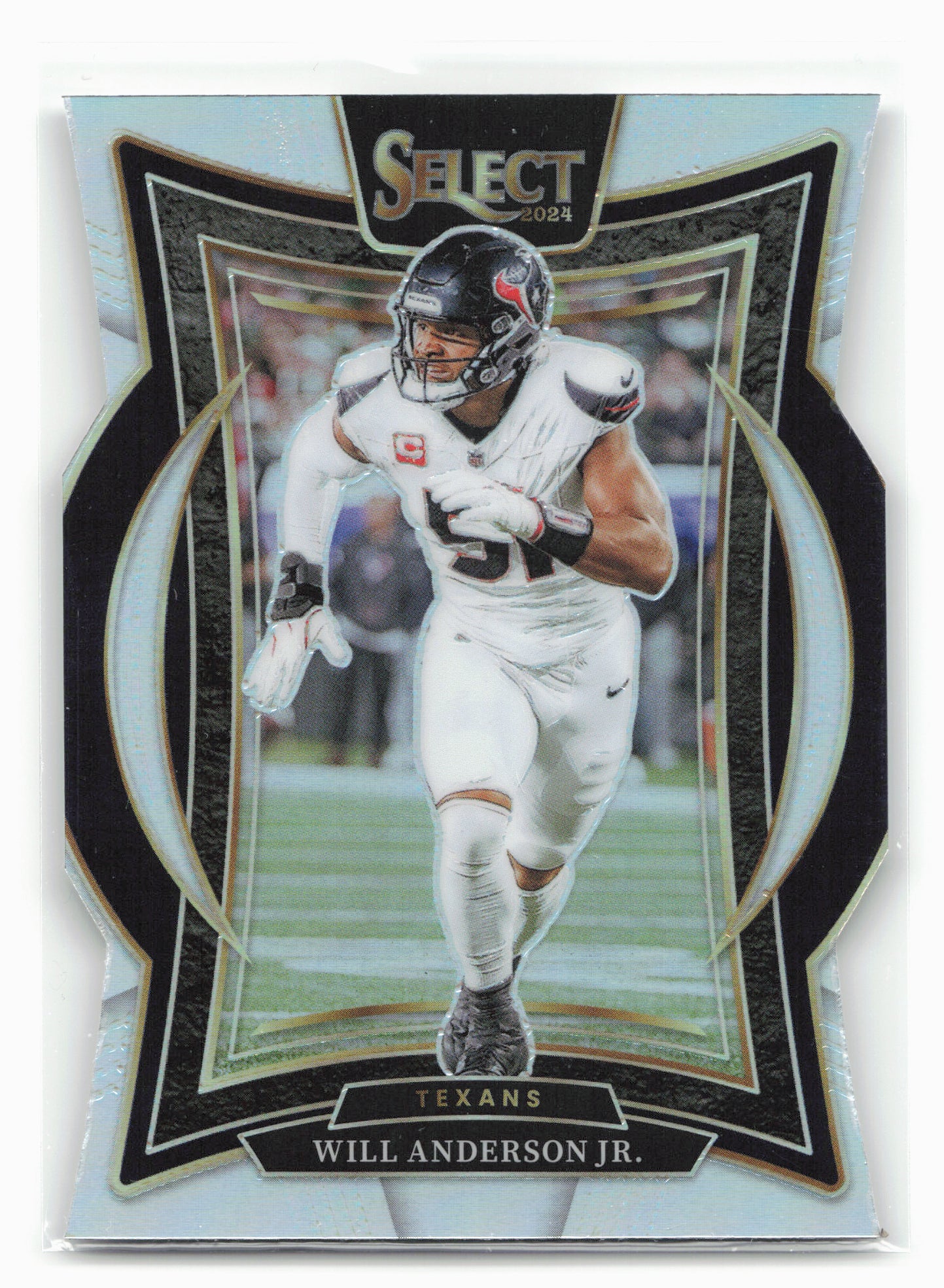 2024 Panini Select #100 Will Anderson Jr. Silver Prizm Die Cut