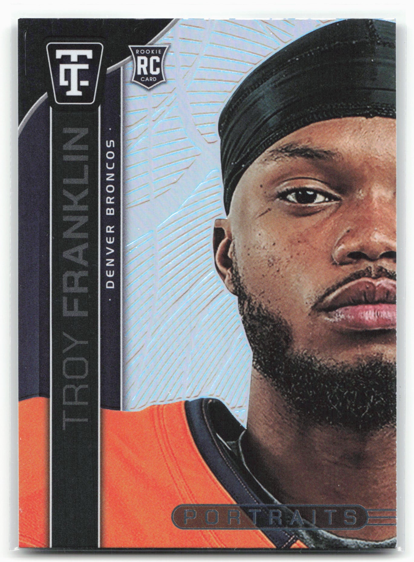 2024 Panini Totally Certified #24 Troy Franklin Portraits