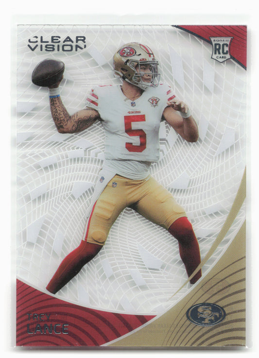 2021 Panini Chronicles #CVR-3 Trey Lance Clear Vision Rookies