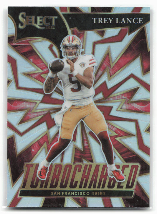 2021 Panini Select #TUR-3 Trey Lance Turbocharged