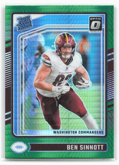 2024 Donruss Optic #207 Ben Sinnott Green Hyper