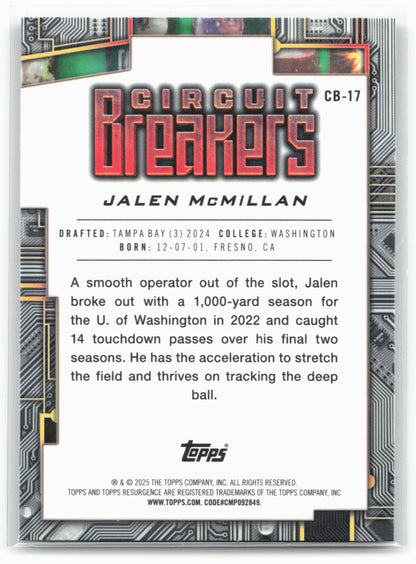 2024 Topps Resurgence - Circuit Breakers #CB-17 Jalen McMillan