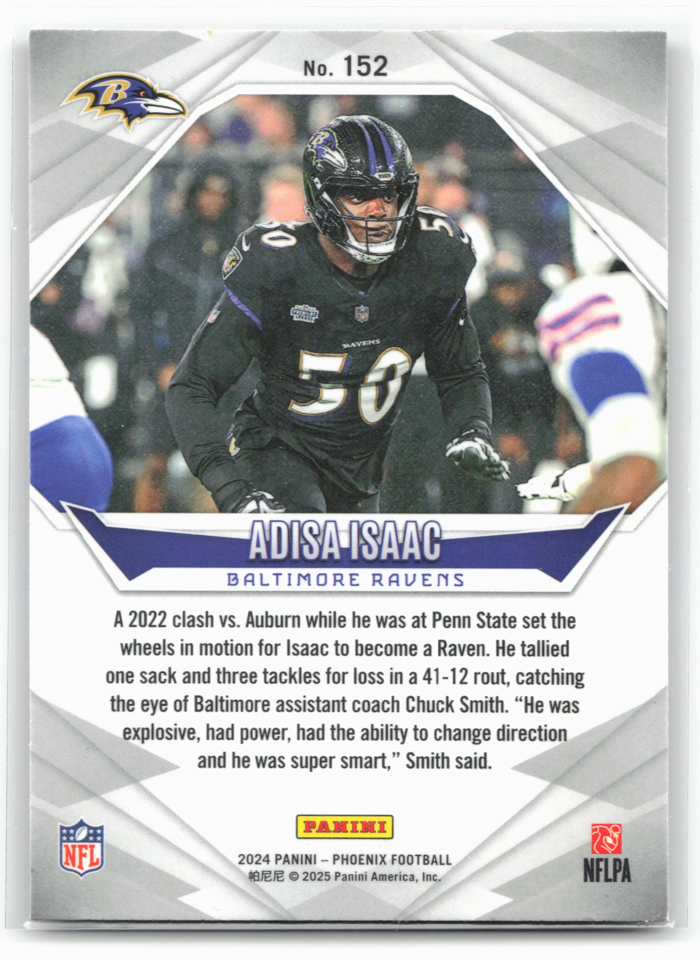 2024 Panini Phoenix #152 Adisa Isaac Orange