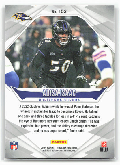 2024 Panini Phoenix #152 Adisa Isaac Orange