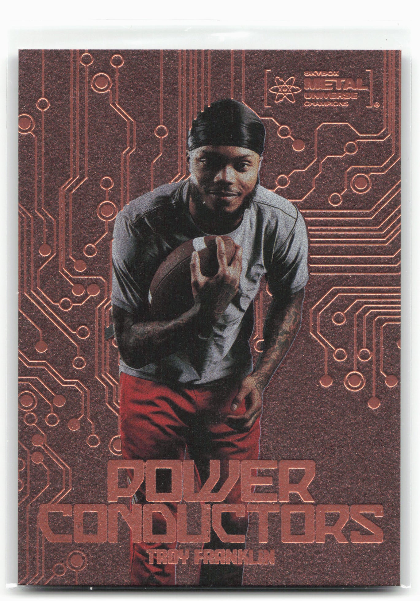 2024 SkyBox Metal Universe Champions #PC-15 Troy Franklin Power Conductors