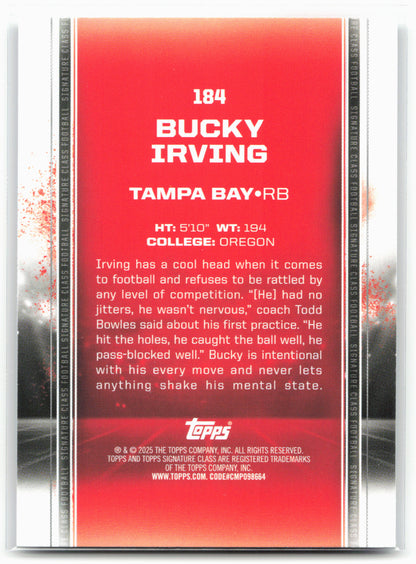 2024 Topps Signature Class #184 Bucky Irving