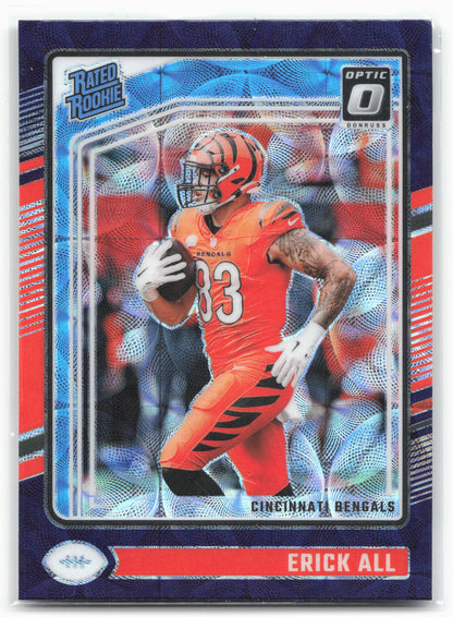 2024 Donruss Optic #233 Erick All Jr. Purple Scope