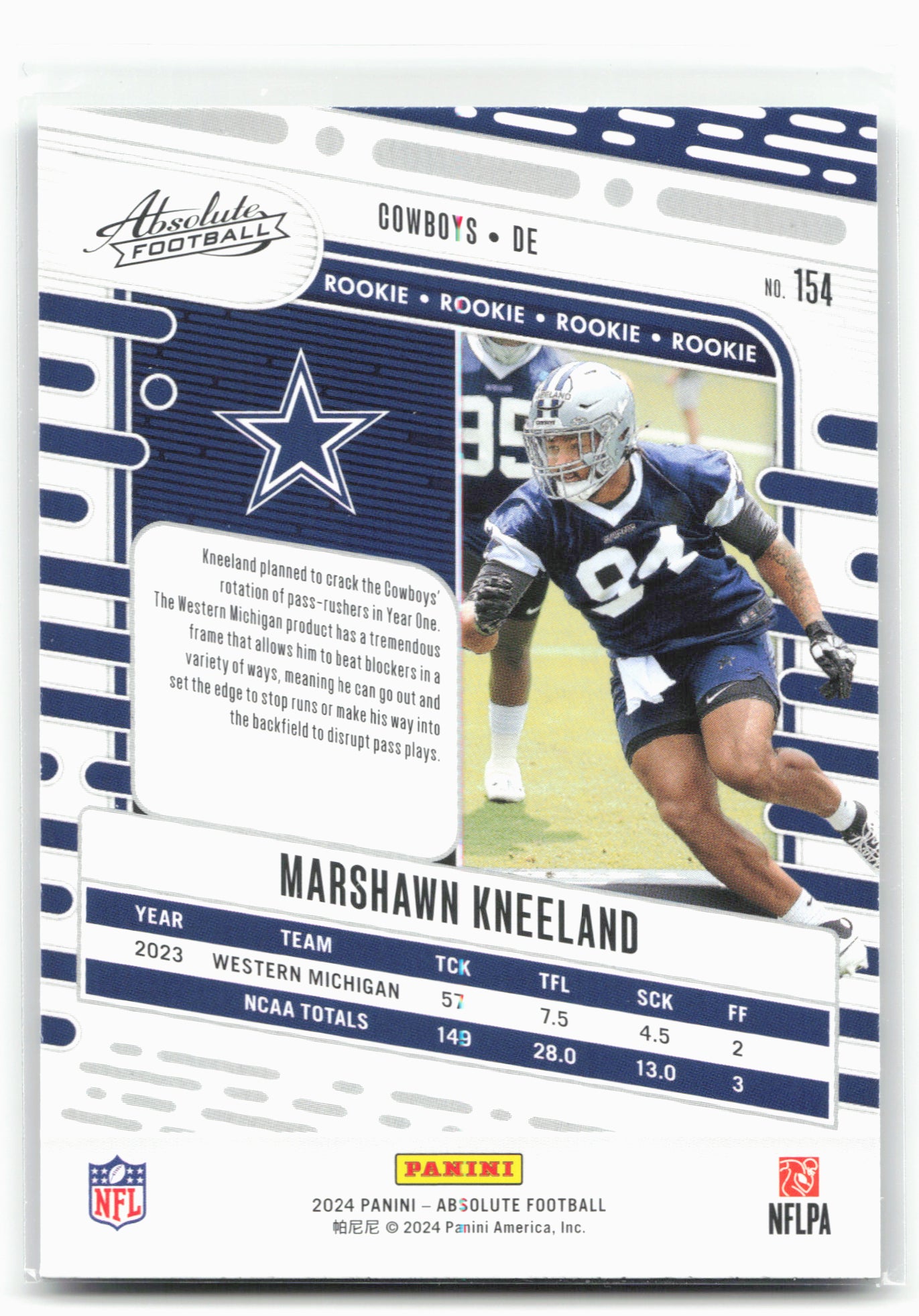 2024 Panini Absolute #154 Marshawn Kneeland Green