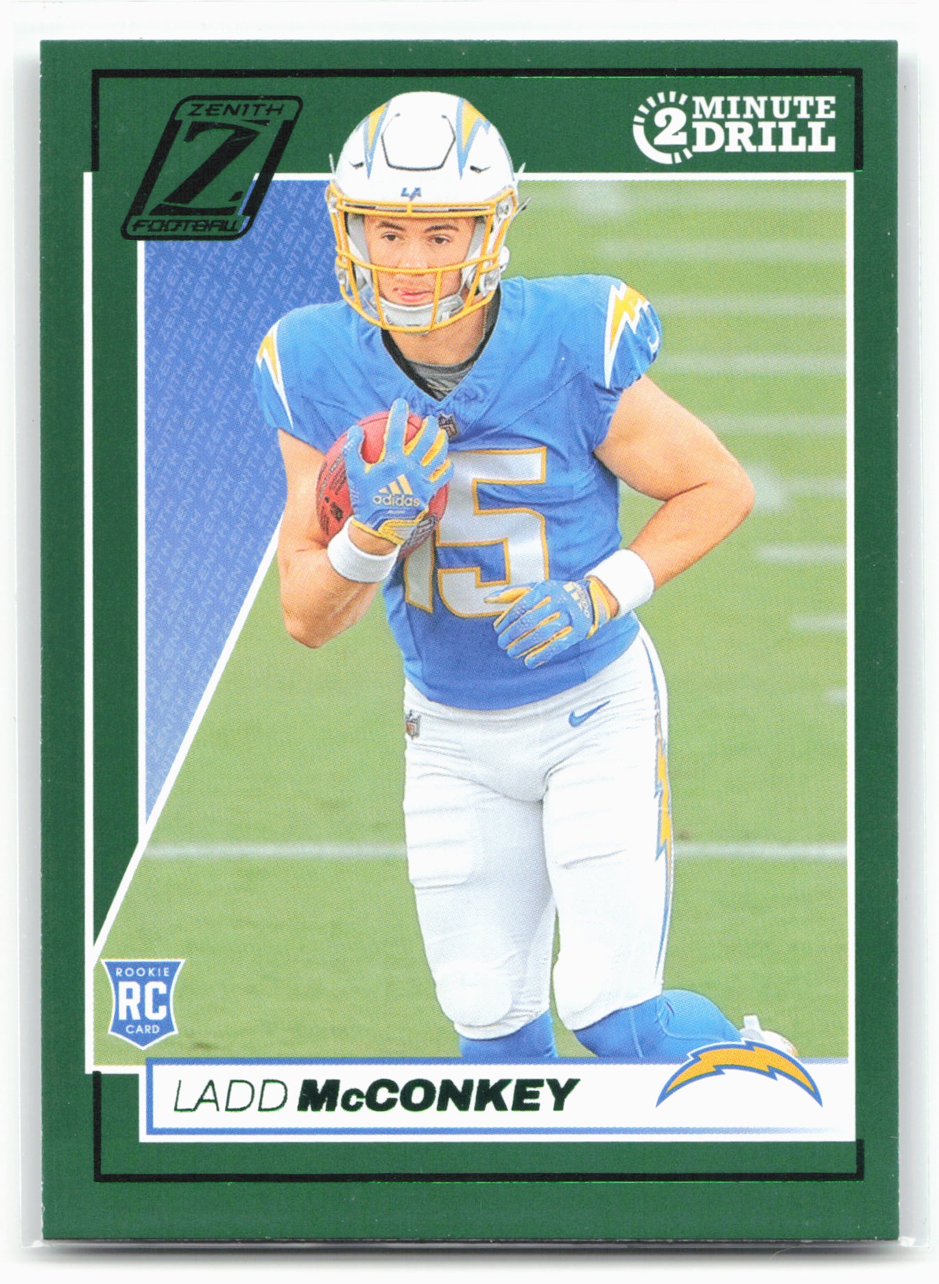 2024 Panini Zenith #166 Ladd McConkey Two Minute Drill