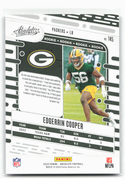 2024 Panini Absolute #145 Edgerrin Cooper