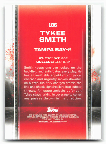 2024 Topps Signature Class #186 Tykee Smith Bronze