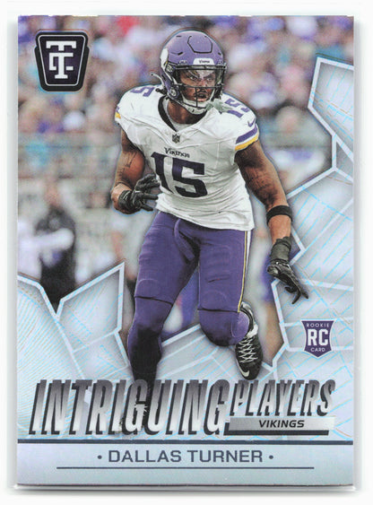 2024 Panini Totally Certified #20 Dallas Turner Intriguing Players