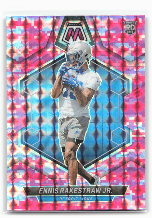 2024 Panini Mosaic #357 Ennis Rakestraw Jr. Mosaic Camo Pink