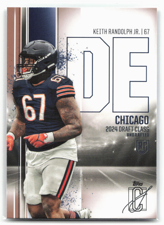 2024 Topps Signature Class #86 Keith Randolph Jr. Bronze