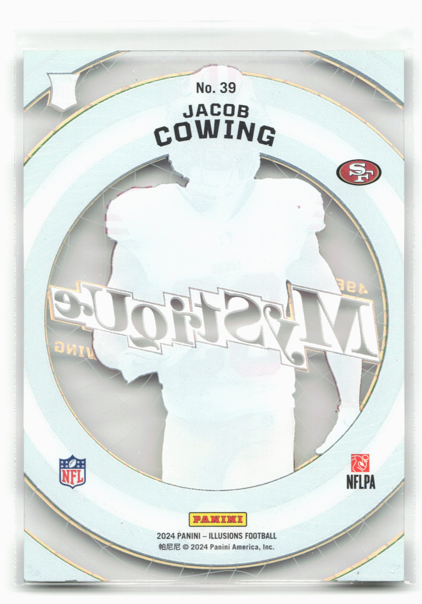 2024 Panini Illusions #39 Jacob Cowing Mystique Emerald