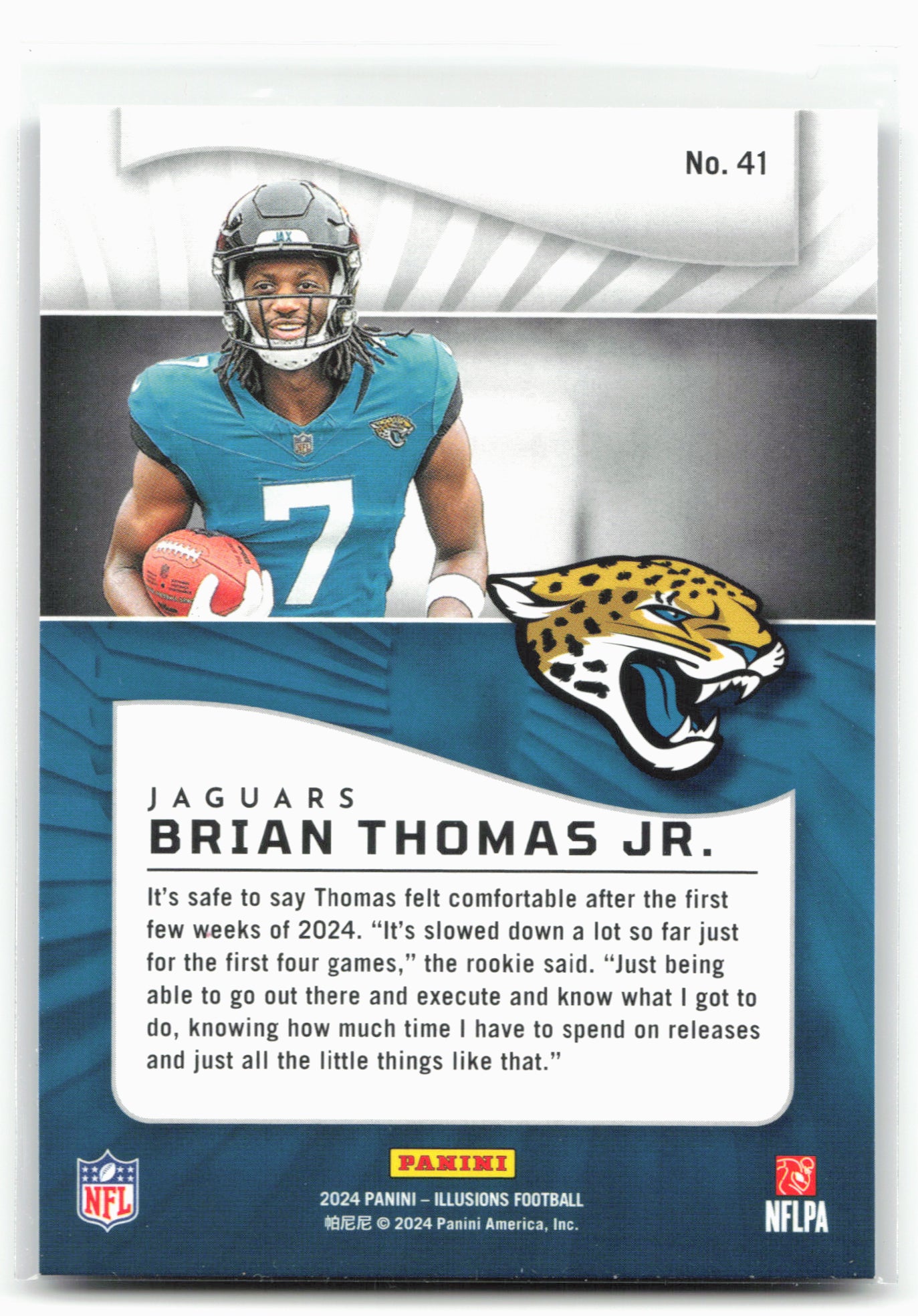 2024 Panini Illusions #41 Brian Thomas Jr. Retail