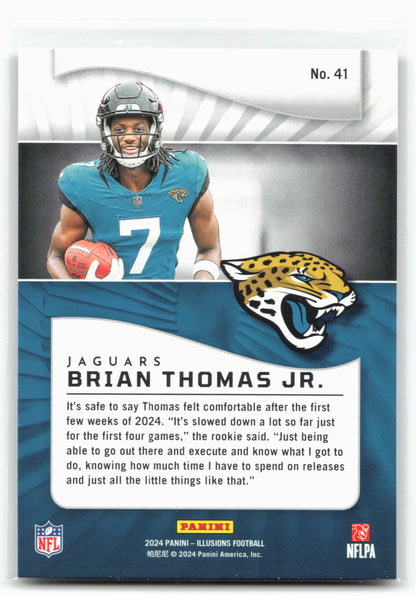 2024 Panini Illusions #41 Brian Thomas Jr. Retail