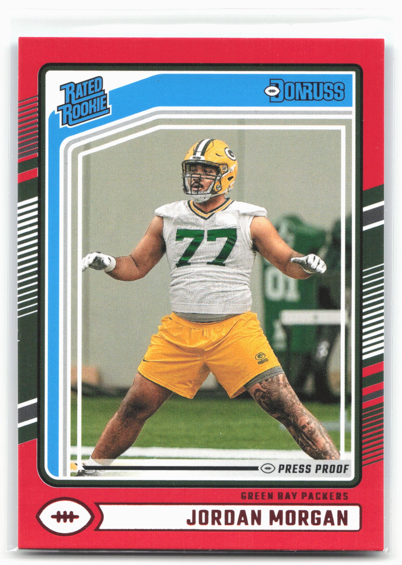 2024 Donruss #370 Jordan Morgan Press Proof Red