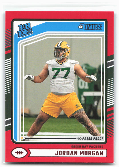 2024 Donruss #370 Jordan Morgan Press Proof Red