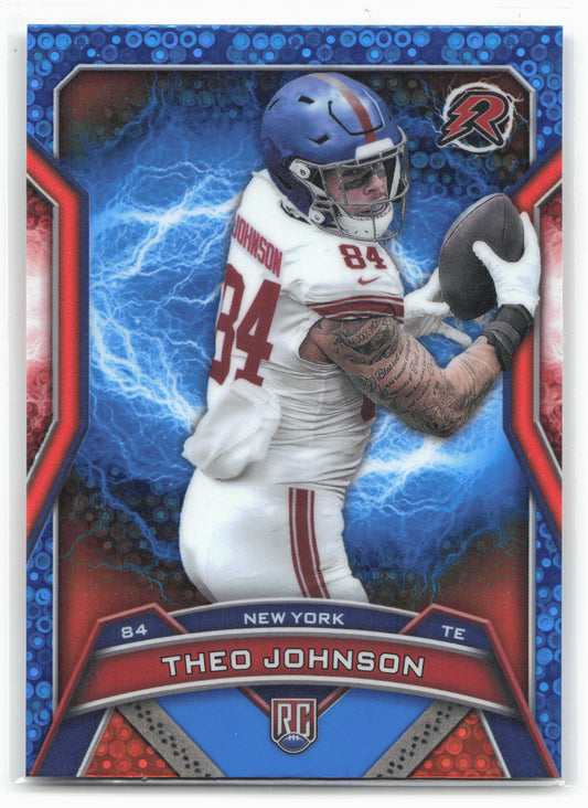 2024 Topps Resurgence - Blue & Orange Spark #172 Theo Johnson