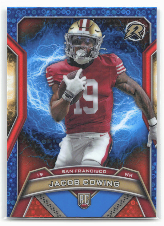 2024 Topps Resurgence #184 Jacob Cowing Blue and Orange Spark