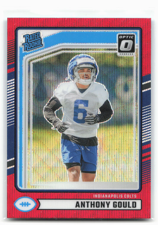 2024 Donruss #363 Anthony Gould Optic Rated Rookies Preview Red Wave