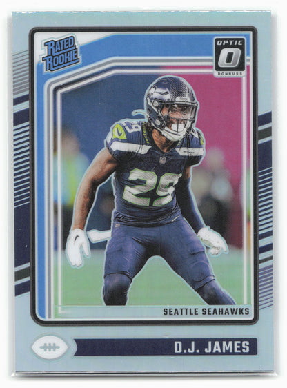 2024 Donruss Optic #222 D.J. James Holo