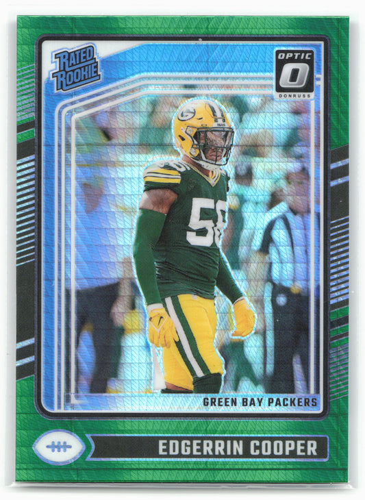 2024 Donruss Optic #231 Edgerrin Cooper Green Hyper