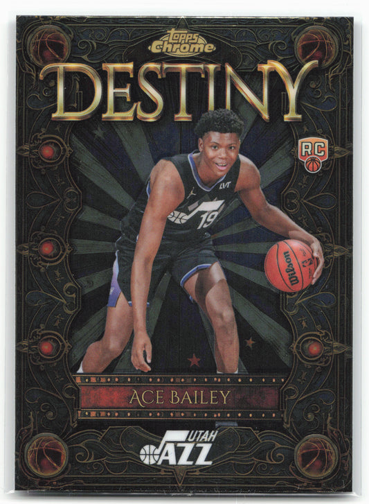 2025-26 Topps Chrome #D-5 Ace Bailey Destiny