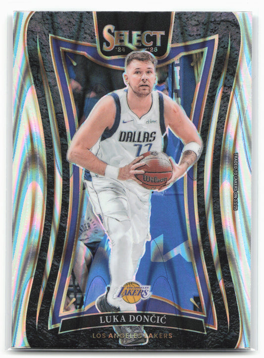 2024-25 Panini Select #347 Luka Doncic Tectonic Prizm