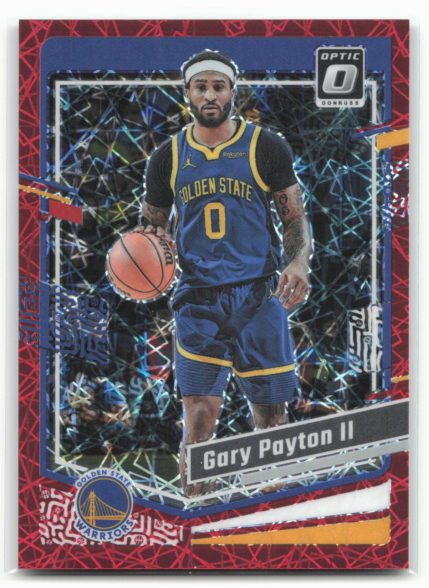 2023-24 Donruss Optic #80 Gary Payton II Red Velocity #/299