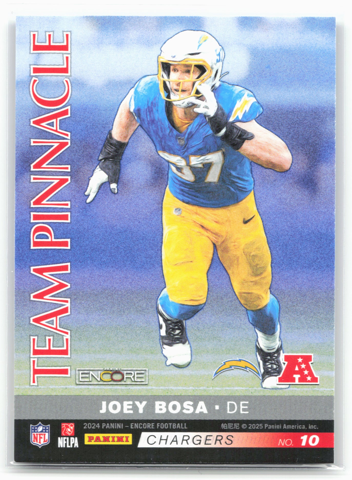 2024 Panini Encore #10 Joey Bosa / Nick Bosa Team Pinnacle 26513