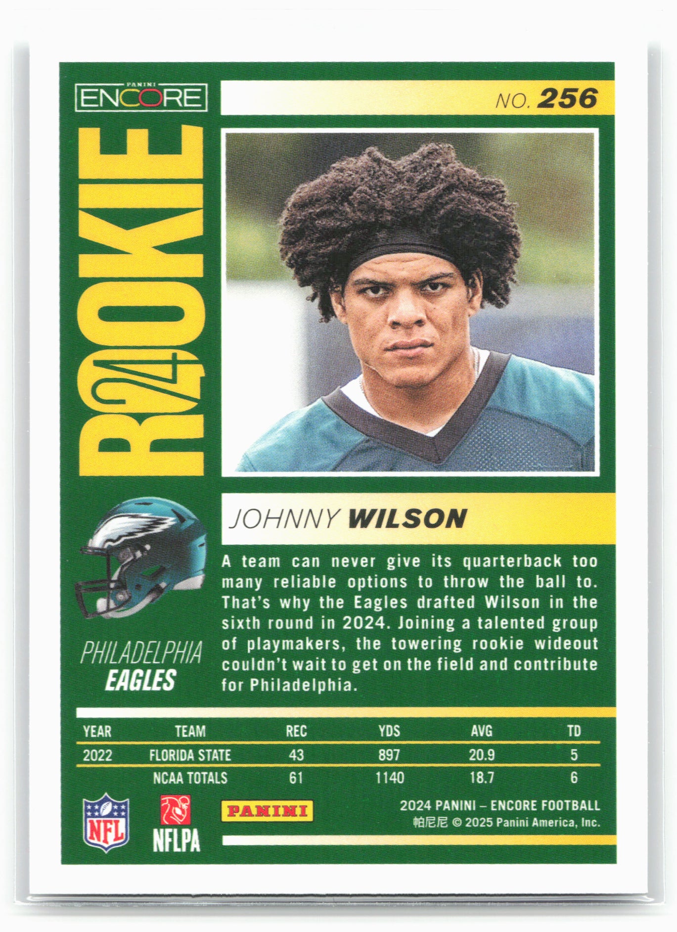 2024 Panini Encore #256 Johnny Wilson